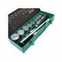 GARWIN PRO Набор торцевых головок 3/4" 12 гр., 19-55 мм, 21 предмет