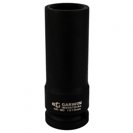 GARWIN Головка торцевая ударная глубокая 1/2", 6 гр., 22 мм