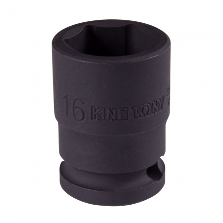 KING TONY Головка торцевая ударная шестигранная 3/8", 16 мм
