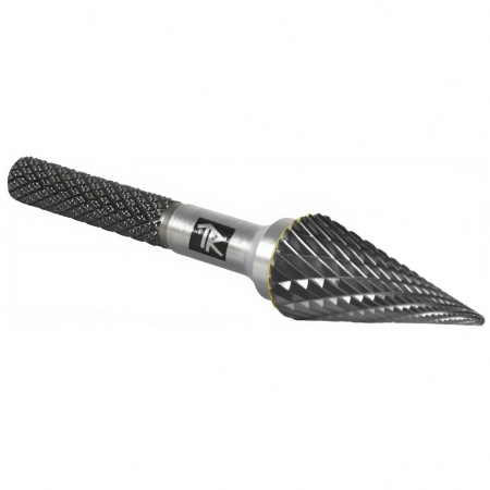 Thorvik Борфреза твердосплавная коническая, тип M, 6 мм, двойная насечка, в боксе