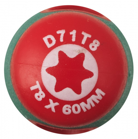 JONNESWAY Отвертка стержневая TORX ANTI-SLIP GRIP, T8x60