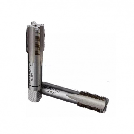 GARWIN INDUSTRIAL Метчики ручные Mf15x1.0, DIN 2181, HSS, 6H, комплект из 2 штук