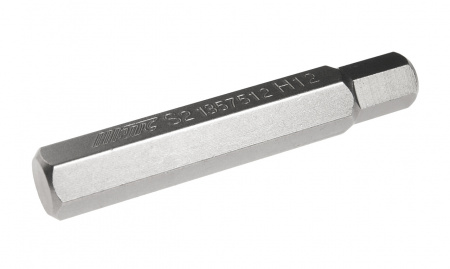 JTC Бита HEX H12х75мм 10мм удлиненная S2 