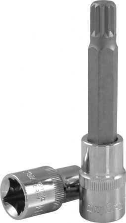 OMBRA Насадка торцевая 1/2"DR с вставкой-битой SPLINE, M12, 100 мм