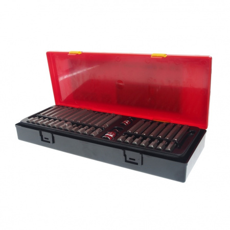 JTC Набор бит 1/2" 3/8" SPLINE, TORX, HEX 40 предметов в кейсе 
