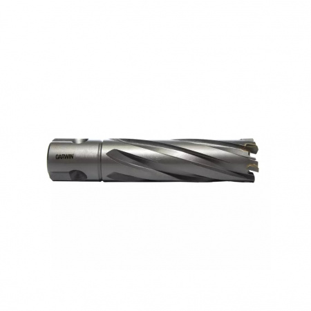 GARWIN INDUSTRIAL Сверло корончатое 90 мм с твспл.пласт., унив.хвостовик 1.1/4" (WELDON/NITTO ф31,75 мм), TCT, глубина сверления Lap50 мм