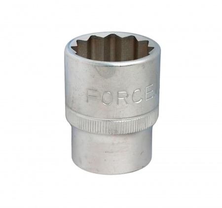 FORCE Головка торцевая 1/2" 12-гранная 18 мм L=38 мм
