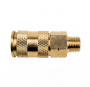 GARWIN PRO Пневморазъём металлический 1/4" внеш. резьба, латунь