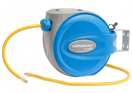 NORDBERG Катушка пневмошланга d=9,5*15,5mm, 15+1метр. гибридный PVC