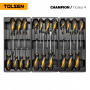 TOLSEN Набор инструментов "CHAMPION" в черной тележке, 239 предметов 