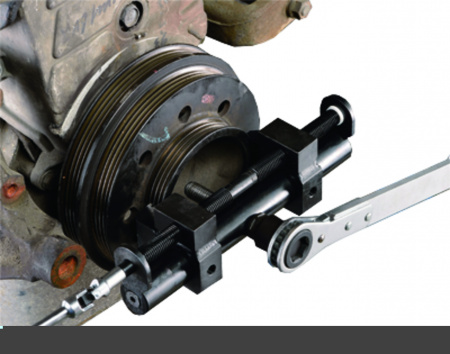 JTC Съемник шкивов клиновых универсальный до диаметра 153мм