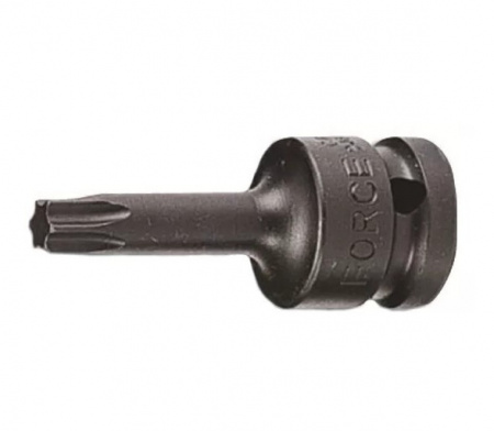 FORCE Головка-бита ударная TORX 1/2"DR удлиненная T25 