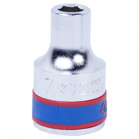 KING TONY Головка торцевая стандартная шестигранная 1/2", 7 мм