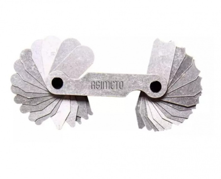 ASIMETO Набор радиусных шаблонов 1/64"-1/2" из 25 шт