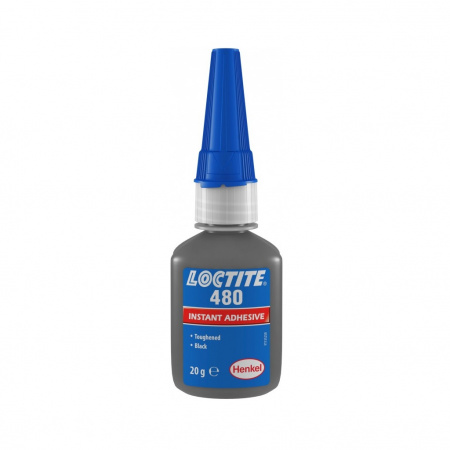 LOCTITE 480 20G Клей моментальный, упрочнённый, термо/вибростойкий,  черный