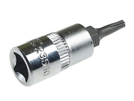 JTC Бита-головка 1/4" TORX T10Hх37 мм с отверстием
