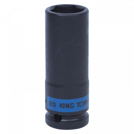 KING TONY Головка торцевая ударная глубокая шестигранная 1/2", 20 мм