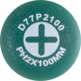 JONNESWAY Отвертка стержневая крестовая ANTI-SLIP GRIP, PH2х100 мм D77P2100