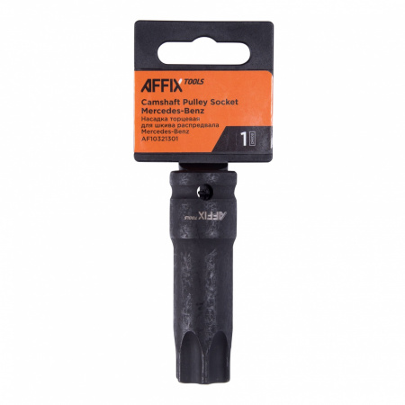 AFFIX Насадка (бита) торцевая 1/2", TORX TR, T100H, L=78 мм, для шкива распредвала